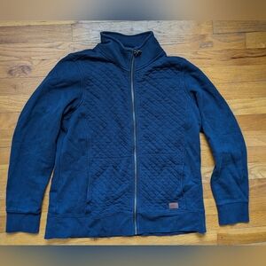 LL Bean quilted zip up large